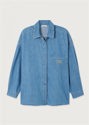 Izeway skjorte Medium Blue American Vintage 